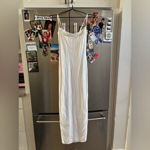 SKIMS White Lace Trim Dress